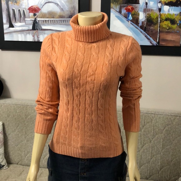 GRACE BEAUTIFUL 100% CASHMERE SWEATER SIZE S-M - Picture 3 of 9